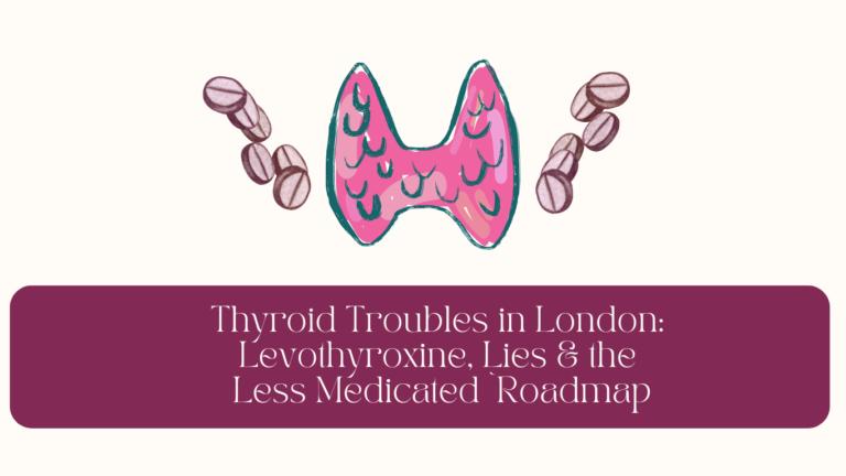 Thyroid Troubles in London Levothyroxine Lies and the Road Less Medicated joel radley functional nutritionist rcpc rcp eft nutrition